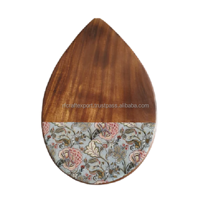 เขียงไม้อะคาเซียพิมพ์ลายเคลือบสำหรับโรงแรมเขียงไม้อะคาเซียสำหรับงานฝีมือ RF - Product Image 5