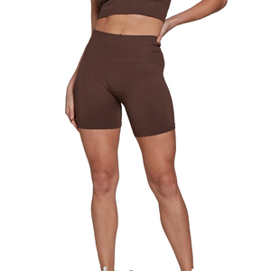 Shorts Deportivos de Cintura Alta para Mujer, con Logotipo Personalizado, de Alta Calidad, para Gimnasio, Verano, Casuales, Transpirables, de Secado Rápido - Product Image 1