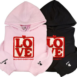 ملصقات فينيل قابلة للنقل بالحرارة بتصميم 'الحب طوال اليوم' للقمصان والحقائب والقبعات والوسائد - ملصقات قابلة للكي - Product Image 3