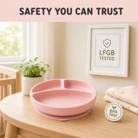 Assiette à ventouse en silicone personnalisée avec base à forte adhérence pour bébés et enfants, développement OEM/ODM sur mesure