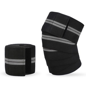 Néoprène d'haltérophilie de haute qualité unisexe avec logo personnalisé enveloppes de genou d'haltérophilie de couleur personnalisée pour une utilisation sécuritaire de remise en forme - Product Image 1
