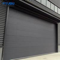 Puertas seccionales de acero automáticas con abridor de seguridad, eficientes, precio de fábrica con motor