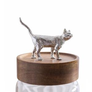 กระปุกเครื่องเทศ/น้ำตาล ฝาไม้ลายสัตว์ ขายดี - Product Image 2