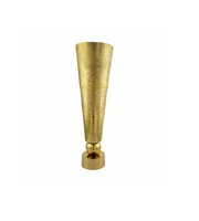 Maison Vaisselle Décoration Vase à fleurs en métal Salon Nouveau design fait main Décors Aluminium Fabricant fournisseur en gros