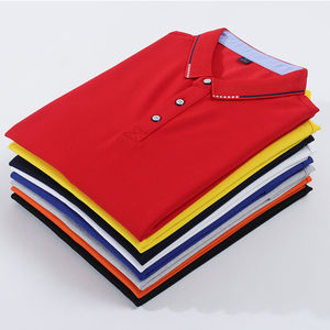 Chemise en tricot Greyson de la marque Texlera pour homme, mélange polyester/coton, manches courtes, respirante, décontractée, col gris, logo personnalisé - Product Image 1