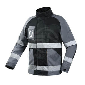 High Visibility Waterproof Reflective Polyester Work Jacket Safety Work Wear With Fireproof and Anti-Static Features - Product Image 2