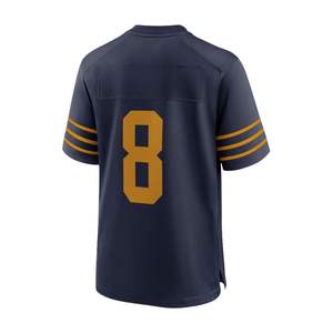 Camisetas de Fútbol Americano Ligeras de Secado Rápido y Transpirables al por Mayor con Diseño de Logotipo Personalizado para Equipos de Entrenamiento Escolares y Universitarios - Product Image 3