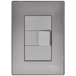 Bouton de sonnette de haute qualité, MXIUO-001, 1 pièce, bouton de sonnette, 125-250VAC, 50/60Hz, argent, acier inoxydable/PC. - Product Image 1