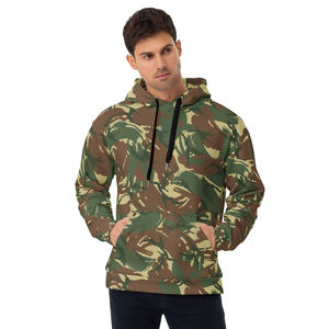 Respirant hommes coton polaire camouflage à capuche avec poche hiver chaud 330 GSM Fitness sport entraînement sweat à capuche - Product Image 1