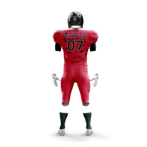 Custom 12 Panel American Football Uniforms Plus Size Sets Breathable Short Sleeve Low Price Quick Delivery <b>No</b> Duty Applied - Product Image 5