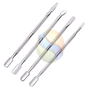 ที่ดันหนังกำพร้าสแตนเลสแบบสองด้าน พรีเมียม  รับทำโลโก้  อุปกรณ์เสริมความงาม  ที่ดันหนังกำพร้าสแตนเลสระดับมืออาชีพ - Product Image 1