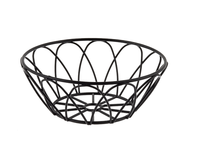 Nouvellement conception utilisation métal fer fil rond stockage panier à pain pour Restaurant cuisine accessoires cadeau panier forme personnalisée