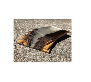 Posavasos de Resina de Madera Artística Premium, Diseño Redondo Duradero de 400 mm para Exhibición en Salas de Exposición, Cafeterías y Tiendas de Estilo de Vida - Product Image 6