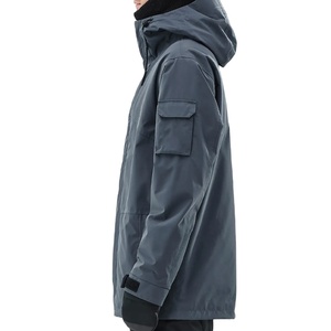 Vestes de ski à capuche personnalisées pour hommes grande taille Veste de ski imperméable et chaude pour les aventures hivernales isolée avec capuche - Product Image 3