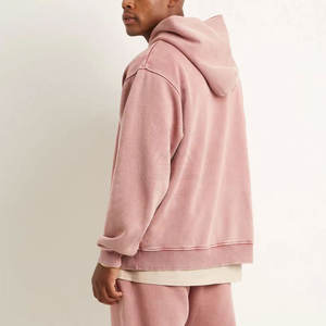 Sweats à capuche avec lavage à l'acide sur mesure avec service OEM vente en gros de sweats à capuche légers avec lavage à l'acide pour hommes à vendre - Product Image 2