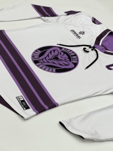 Camisetas de Hockey sobre Hielo Reversibles Personalizadas OEM 2024, Entrega Rápida, Uniforme de Equipo Sublimado, Ropa Deportiva Nueva - Product Image 4