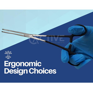 Éponge en acier inoxydable tenant une pince Instruments chirurgicaux de 10 pouces Utilisation hospitalière Éponge de qualité médicale tenant une pince - Product Image 6