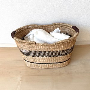 Caddy de pañales de algas marinas tejidas a mano al mejor precio: cesta y organizador de almacenamiento de pañales para bebés ecológicos de Vietnam - Product Image 4