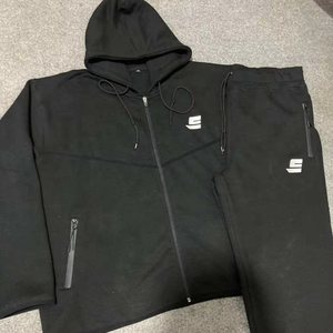 Ensemble de survêtement d'hiver pour homme en tissu 420 GSM avec impression numérique personnalisable, style sportif de jogging - Product Image 2