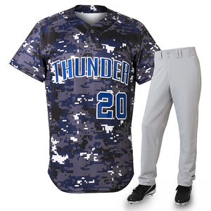 Ventes chaudes Uniformes de baseball respirants Personnalisés Imprimés avec le logo et le numéro de votre équipe Vêtements de sport à séchage rapide pour hommes et femmes - Product Image 1