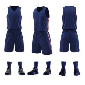 Ensemble de maillot de basket-ball pour hommes adultes imprimé en sublimation personnalisée respirant d'été avec un design personnalisé - Product Image 3