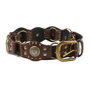 Cinturón de remache punk americano retro Cintura ancha con hebilla de metal vanguardista para un estilo de moda - Product Image 1