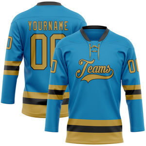 Maillot de hockey sur glace pour hommes de qualité supérieure respirant et professionnel, service OEM, uniforme d'équipe par sublimation, 100% polyester - Product Image 1