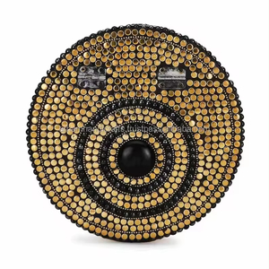 Style classique Glamour mosaïque pochette sac de soirée fabriqué à la main multicolore mode sac à main avec perle décoration cadeau pour elle - Product Image 1