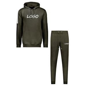 Elegante chándal Vintage lavado con ácido para hombre, ropa de calle con estampado desgastado, conjunto de pantalones de chándal, chándales bordados para hombre - Product Image 1