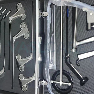 Micro laryngé ensemble 23 pièces piédestal laryngoscope utilisation dans endoscopique Sinus ORL laryngé chirurgie ensemble ORL microscopique chirurgie outils - Product Image 6