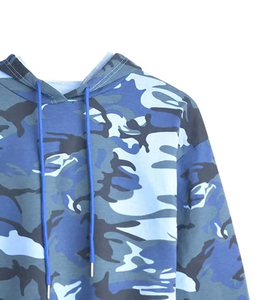 Trendy <b>Women's</b> Custom Design Winter Crop Sweatshirt Hooded Long Sleeve Loose Fit Pullover Casual Front Logo Sublimated Hoodies - Product Image 3