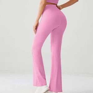 Pantalon de survêtement femme surdimensionné Jogging porter 100% coton polaire coupe ample pantalon large femme Fitness porter pantalon dames - Product Image 6