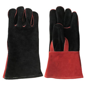 Best Quality Sporty Leather Welding Gloves Double Palm Hand Protection Anti-Static Tear-Resistant Breathable 100% Soft Leather - Product Image 1