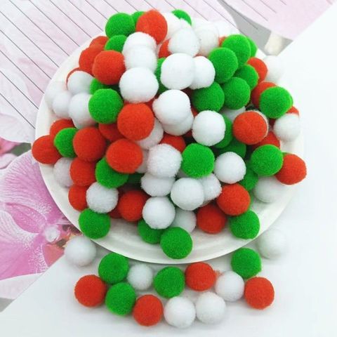 Colored Acrylic Pom Poms 2 Inches (80/ 100 Pieces)-Fluffy Plush DIY Crafts & Party Decorations