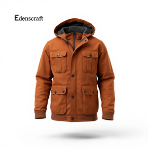 Veste d'hiver en toile épaisse pour homme, capuche, imperméable, respirante, écologique, coupe-vent, résistante au froid, durable, pour l'extérieur - Product Image 4