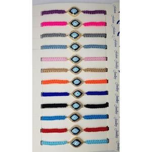 Pulseras de macromos de colores surtidos Pedido mínimo 12 piezas Pulseras de macromos con dijes de moda - Product Image 2
