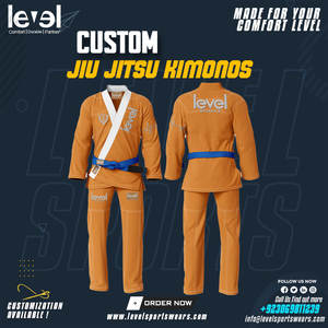 Qualité supérieure hommes costume uniformes 2025 vente en gros Arts Kimono uniforme Jiu Jitsu Gi Bjj sport porte uniforme karaté Gi costumes - Product Image 5