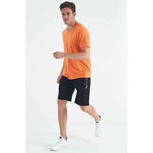 T-shirt basique pour homme à col rond, coupe standard, Tommylife Wholesale, 87911 Orange - ECRU - Product Image 3