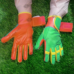 Los mejores guantes de bateo de béisbol de cuero de vaca originales 0,7-0,8mm de espesor Último diseño de fábrica Colores personalizados - Product Image 1