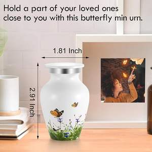 100% urnas funerarias/cremación de recuerdo para adultos de material de aluminio de fabricante indio genuino - Product Image 4