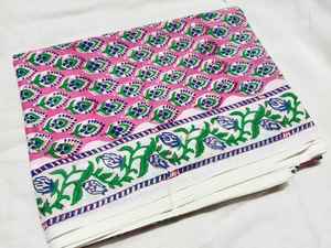 Tela de algodón estampada a mano 100%, diseño indio tradicional, prendas artesanales con muchos colores - Product Image 4