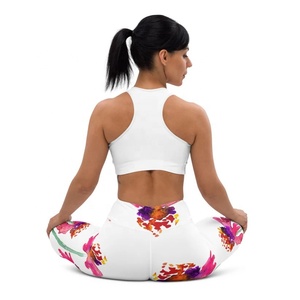 Hot Selling Custom Fitness Scrunch Butt Yoga <b>Leggings</b> for Women Solid <b>Pattern</b> OEM Service Wholesale Price Pant Style - Product Image 4