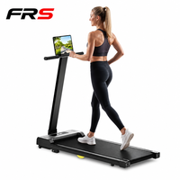Tapis de course pliable 2-en-1 intelligent pour la marche et la course, compact, électrique, pour la maison et le bureau, gain de place, portable, avec écran LED et fonction manuelle