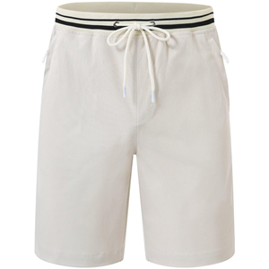 Shorts de jogging d'été 2025 380G personnalisables avec logo, style urbain, séchage rapide, respirants, en coton, pour hommes - Product Image 1