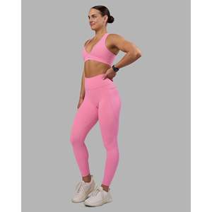 Fusion Ultra High-Rise Full Length Yoga <b>Leggings</b> with Pockets Breathable Tummy Control <b>Patterned</b> Nylon Spandex - Product Image 5