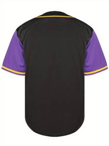 Premium OEM Custom Baseball Jersey Quick Dry Polyester Full Button <b>Athletic</b> Uniform Tackle Twill Logo Low MOQ Production Supply - Product Image 3