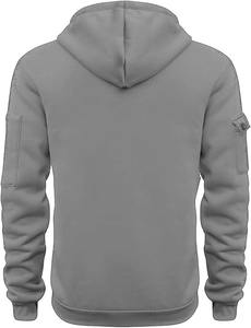 basics cotton blended Custom Manufacturer Boxy Cropped Zipper Jacket Heavyweight <b>Fur</b> Hooded Zip up <b>Hoodie</b> for Men - Product Image 2