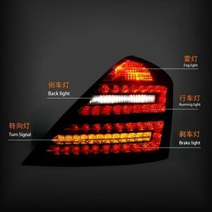 Feux arrière LED élégants à double rangée pour Mercedes Classe S W221 (2009-2013) |   Kit de rénovation de lifting pour un nouveau style - Product Image 4