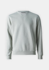 Sudadera unisex de gran tamaño en blanco con logotipo personalizado de algodón orgánico pesado de alta calidad y estampado de lujo, cuello redondo, manga larga - Product Image 3