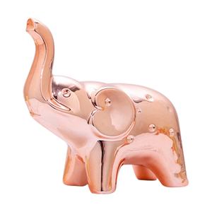 Sculpture Éléphant Élégant Moderne Maison Jardin Décoratif Cuivre Galvanisé Figurine Showpiece Modèle pour Décor Élégant - Product Image 1